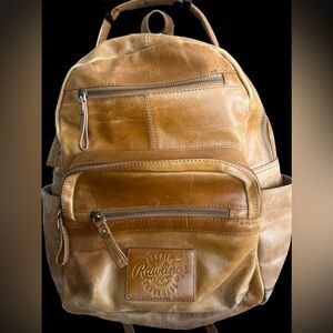Rawling Leather Backpack